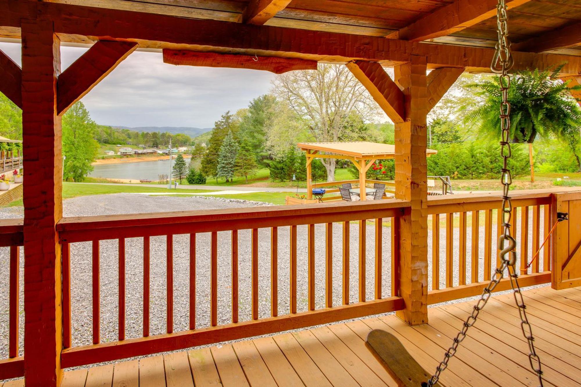 Rivers View - Cherokee Lake Cabin With Fire Pit! Bean Station Екстер'єр фото
