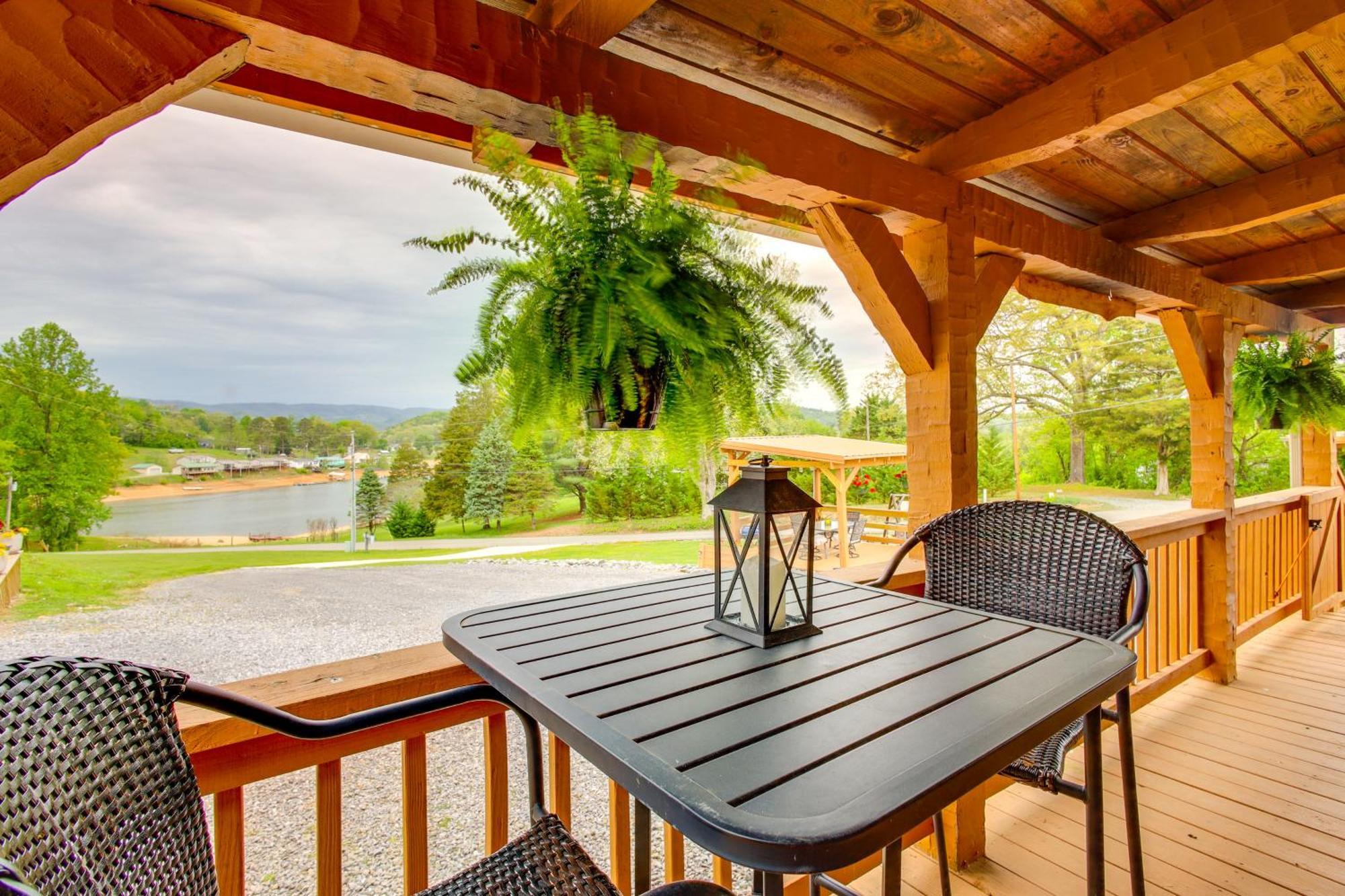 Rivers View - Cherokee Lake Cabin With Fire Pit! Bean Station Екстер'єр фото